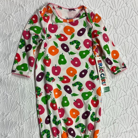Eric Carle "Fruit Toss" Layette Gown ~ New with tags - Picture 1 of 6